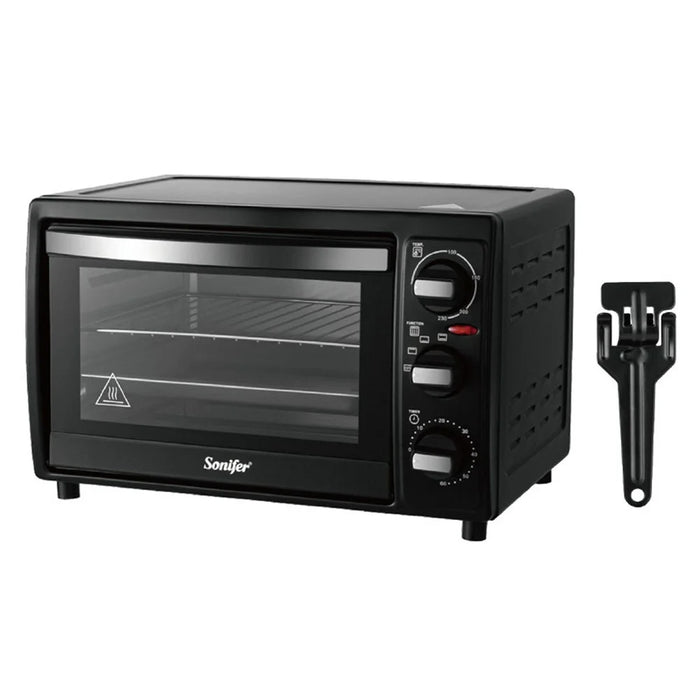 SONIFER SF-4034 1300W 20L Double Layer Electric Oven with Mechanical Knob Control for Home Baking, EU Plug - 2