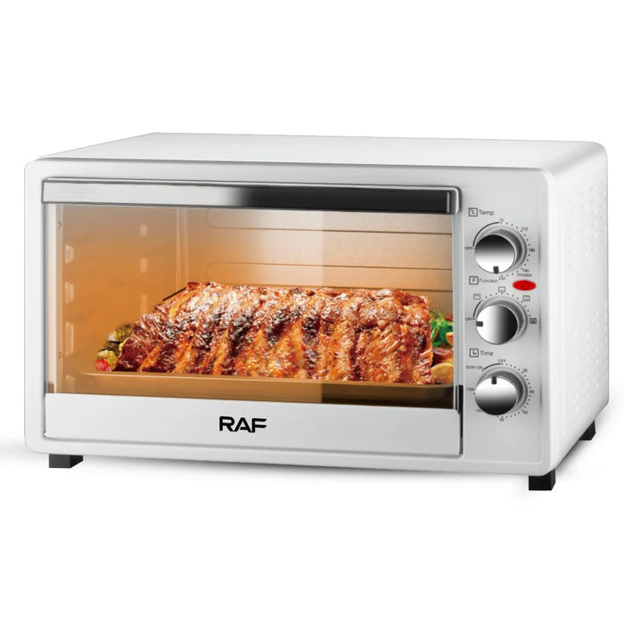 RAF R5326 40L Large Capacity 1500W Multifunction Smart Electric Oven for Home Baking Kitchen Appliance, EU Plug - White - 1