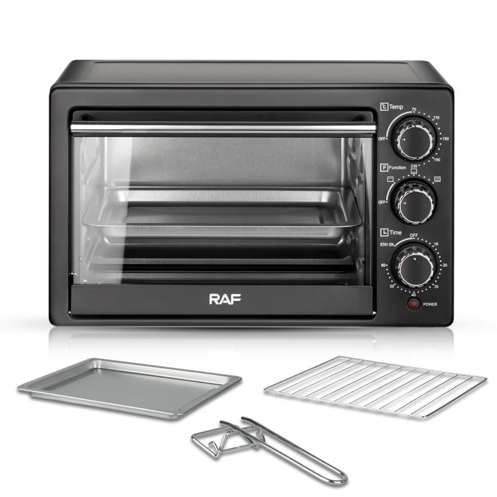 RAF R5321 Home 22L Electric Oven Multi-Function Baking Visible Window Cake Maker Oven (BPA Free, No FDA) - EU Plug - 1