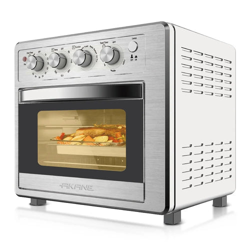 AKANE A.5153 Multifunctional 25L 1700W Electric Oven Stainless Steel Air Fryer Toaster Kitchen Appliance, EU Plug (BPA Free, No FDA) - 1