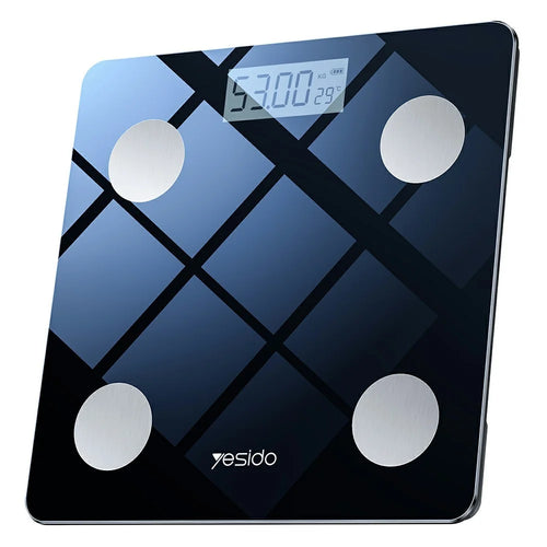 YESIDO MG42 Smart Bluetooth-compatible Body Fat Scale High Precision Digital Weight Scale - Black - 1