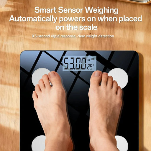 YESIDO MG42 Smart Bluetooth-compatible Body Fat Scale High Precision Digital Weight Scale - Black - 2