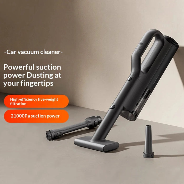 XIAOMI MIJIA MJXCQ01QW Car Vacuum Cleaner 21000Pa Strong Suction Cordless Handheld Cleaning Device (Chinese Version)- Black - 2