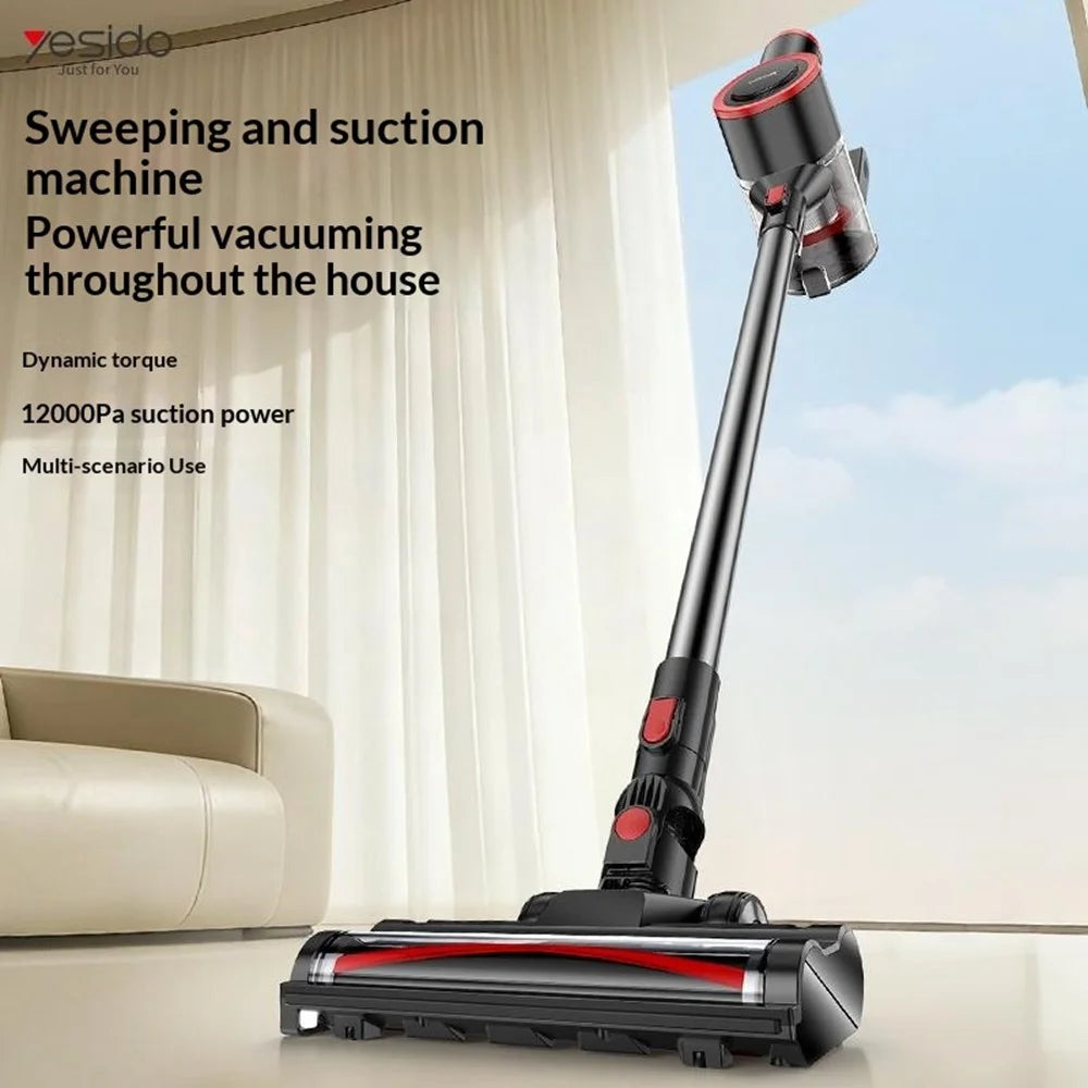 YESIDO EC32 Handheld Cordless Vacuum Cleaner 12000Pa Suction 12000mAh Multifunction Cleaning Dust Removal Tool for Home Car - EU Plug - 2