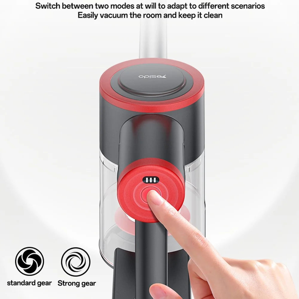 YESIDO EC32 Handheld Cordless Vacuum Cleaner 12000Pa Suction 12000mAh Multifunction Cleaning Dust Removal Tool for Home Car - EU Plug - 7