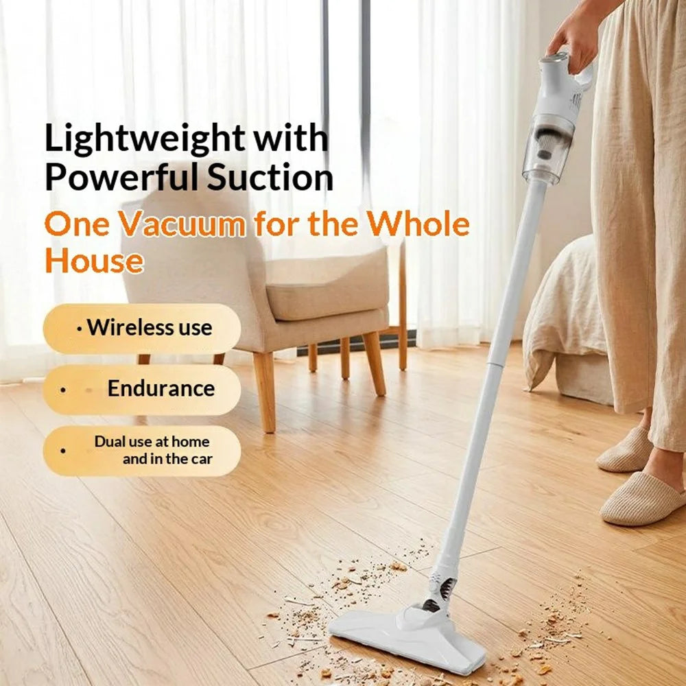 YQ-600 2 in 1 Wireless Handheld Stick Vacuum Cleaner 8000Pa Strong Suction for Home Car - 3