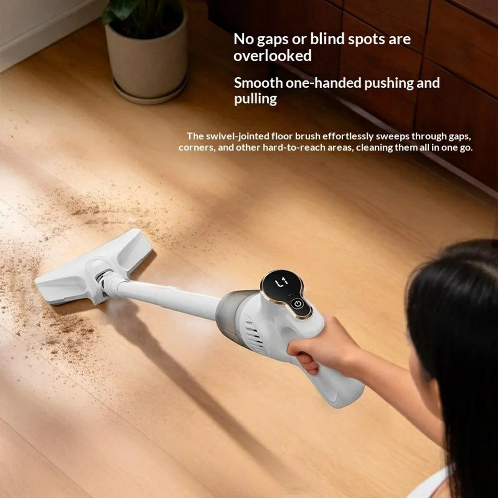 YQ-600 2 in 1 Wireless Handheld Stick Vacuum Cleaner 8000Pa Strong Suction for Home Car - 4