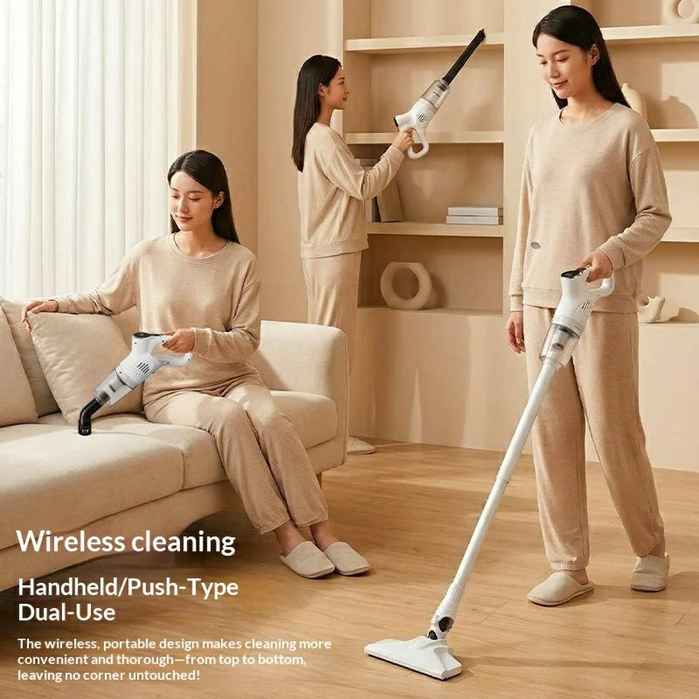 YQ-600 2 in 1 Wireless Handheld Stick Vacuum Cleaner 8000Pa Strong Suction for Home Car - 5
