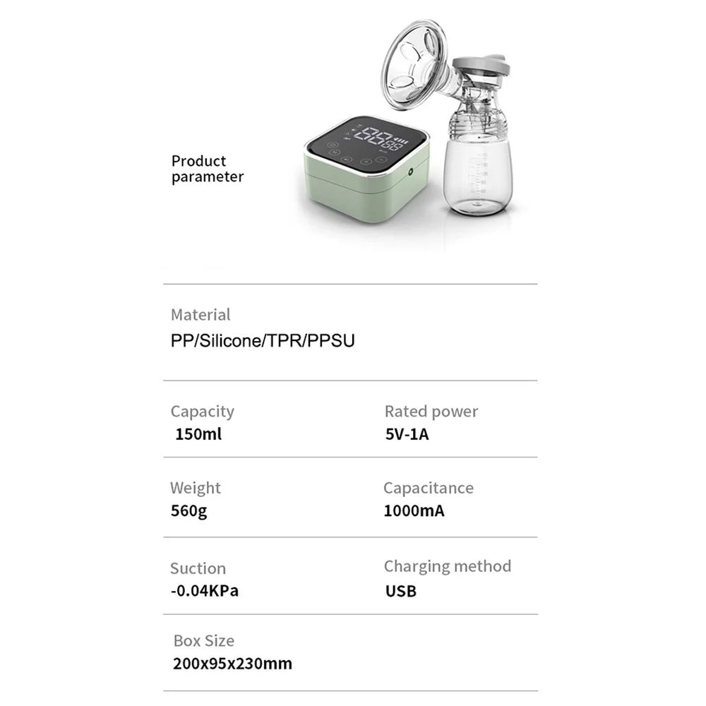 MIDALA D115 Electric Breast Pump 3 Modes Quiet Mother Breast Milk Suction Tool (FDA Certificated, BPA Free) - 5
