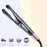 2-in-1 Hair Curler Straighter with Adjustable Temperature Ceramic Spiral Panel Hairstyling Tool - EU Plug - 5