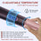 2-in-1 Hair Curler Straighter with Adjustable Temperature Ceramic Spiral Panel Hairstyling Tool - EU Plug - 6