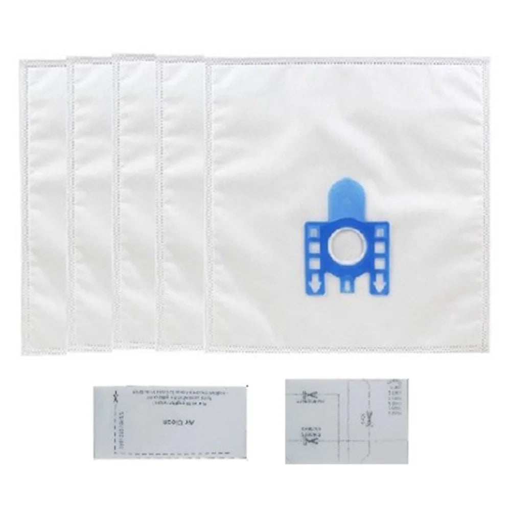 For Miele GN Series S8310 / S8390 / S2121 Vacuum Cleaner 1 Pair Filter Cotton with 5 Dust Bags - 1
