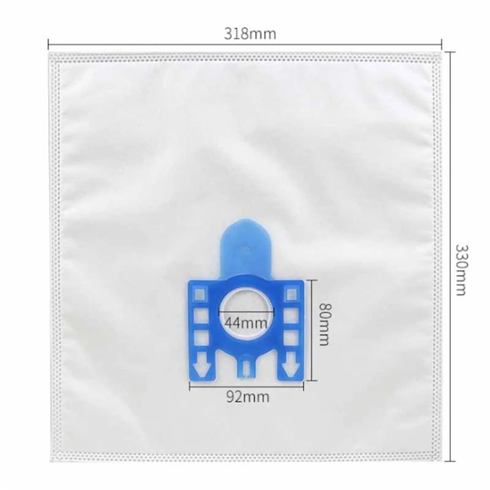 For Miele GN Series S8310 / S8390 / S2121 Vacuum Cleaner 1 Pair Filter Cotton with 5 Dust Bags - 5