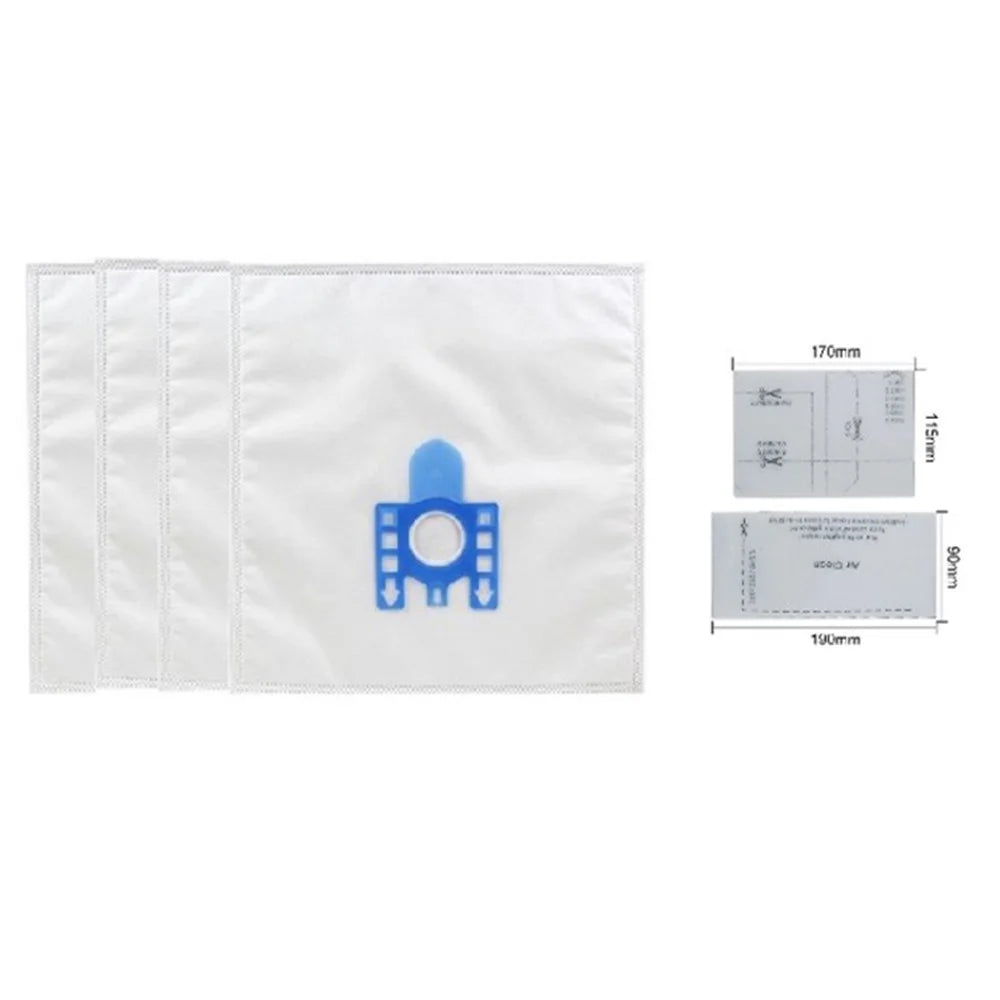 For Miele GN Series S8310 / S8390 / S2121 Vacuum Cleaner 1 Pair Filter Cotton with 5 Dust Bags - 6
