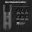 Cordless Hair Straightener Curler Temperature Display Curling Iron Hair Comb Gift - 7
