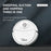 8088 3-in-1 Function Smart Sweeping Robot Rechargeable Wireless Floor Vacuum Cleaner - Black - 2