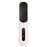 FY-H128 Wireless Hair Straightener Brush Straightening / Curling Ionic Portable Styling Tool - Pink - 1