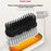 FY-H128 Wireless Hair Straightener Brush Straightening / Curling Ionic Portable Styling Tool - Pink - 7
