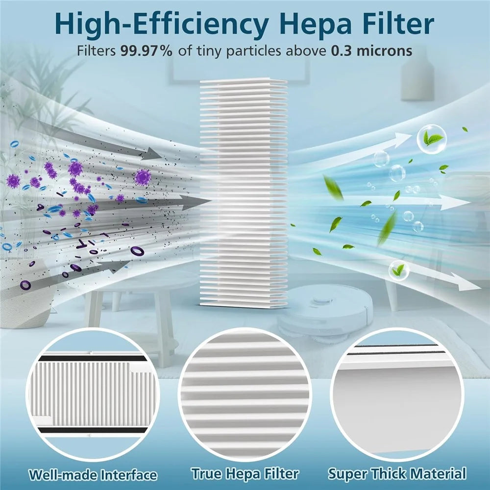 For Narwal Freo X Ultra / Freo Z Ultra / J4 / J4 Lite / Z10 Robot Vacuum Cleaner Replacement Filter - 3