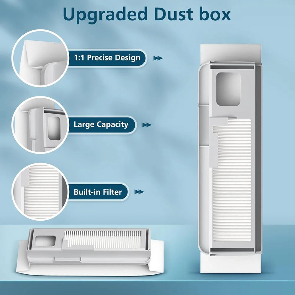 For Narwal Freo X Ultra Robot Vacuum Cleaner Dust Bag with Filter Replacement Accessory - 2