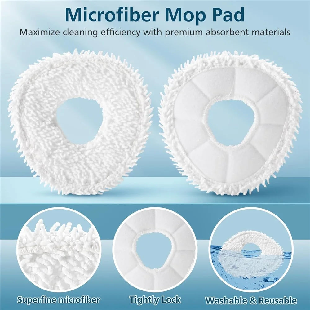 For Narwal Freo X Ultra / Freo Z Ultra / J5 / J4 / J3 Robot Vacuum Cleaner Mop Rag Washable Replacement Part - 2