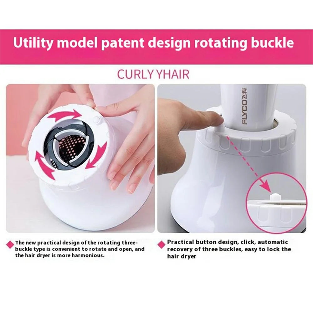 G8 Hair Dryer Large Blower Head Universal Attachment Curly Hair Drying Hood - White - 4