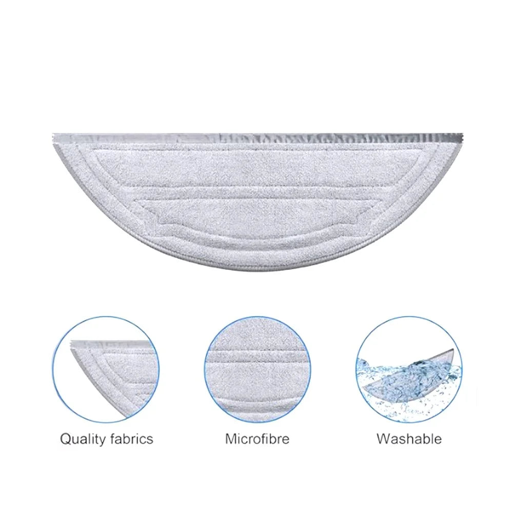 Mop Cloth for Roborock Q10 VF / Q10 VF+ / Q10 PF Vacuum Cleaner Dust Removal Floor Cleaning Pad - 4