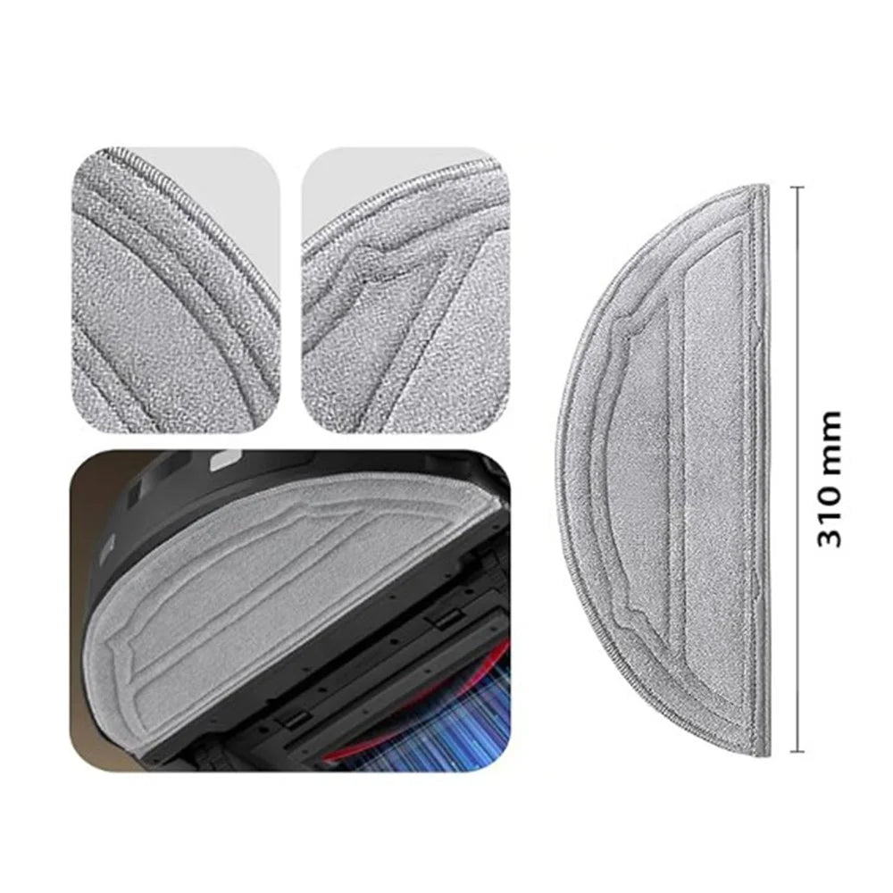 Mop Cloth for Roborock Q10 VF / Q10 VF+ / Q10 PF Vacuum Cleaner Dust Removal Floor Cleaning Pad - 5