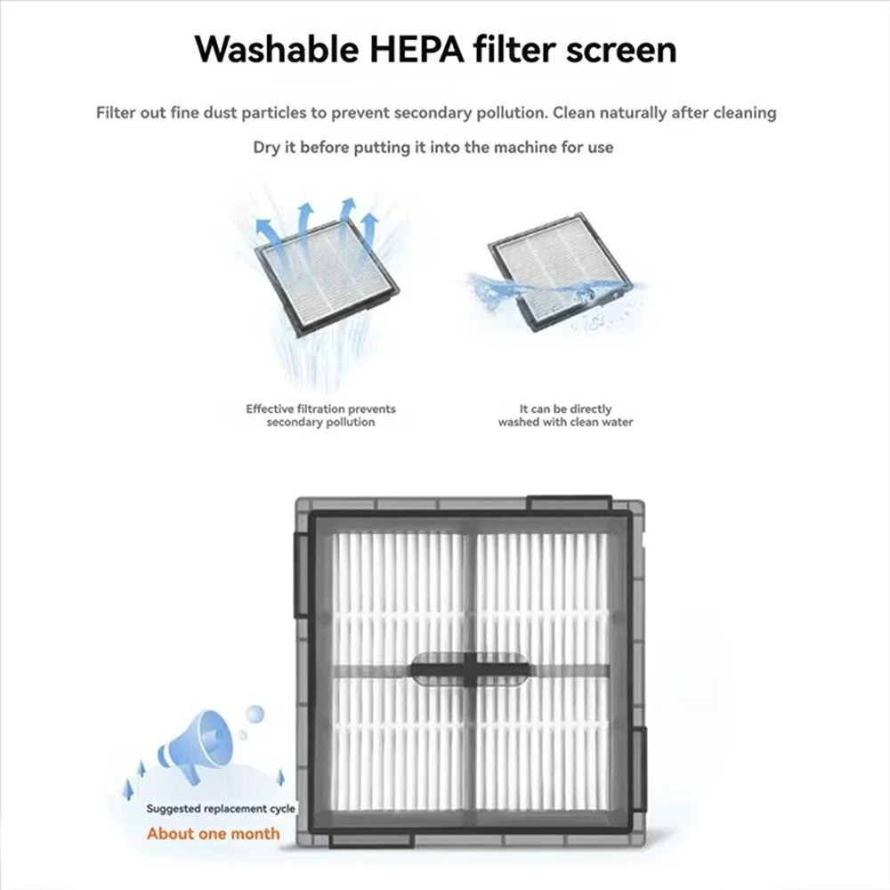 Filter for Roborock Q10 VF / Q10 VF+ / Q10 PF Vacuum Cleaner Air Purification Replacement Part - 3