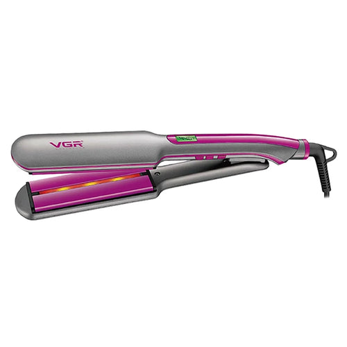 VGR V-562 Ceramic Plate Hair Straightener Rapid Heated Hair Straightening Flat Tool with Rotation Tail Cable (EU Plug) - 1