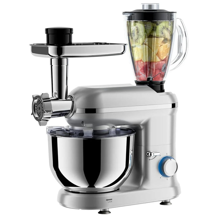 5.5L Multifunctional Kitchen Stand Mixer 5 in 1 Dough Kneader Food Processor for Baking Cooking (BPA Free, No FDA) - EU Plug - 1