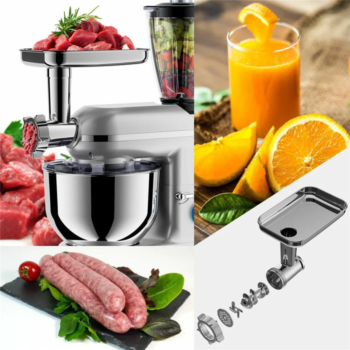 5.5L Multifunctional Kitchen Stand Mixer 5 in 1 Dough Kneader Food Processor for Baking Cooking (BPA Free, No FDA) - EU Plug - 2