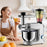 5.5L Multifunctional Kitchen Stand Mixer 5 in 1 Dough Kneader Food Processor for Baking Cooking (BPA Free, No FDA) - EU Plug - 4