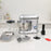 5.5L Multifunctional Kitchen Stand Mixer 5 in 1 Dough Kneader Food Processor for Baking Cooking (BPA Free, No FDA) - EU Plug - 6