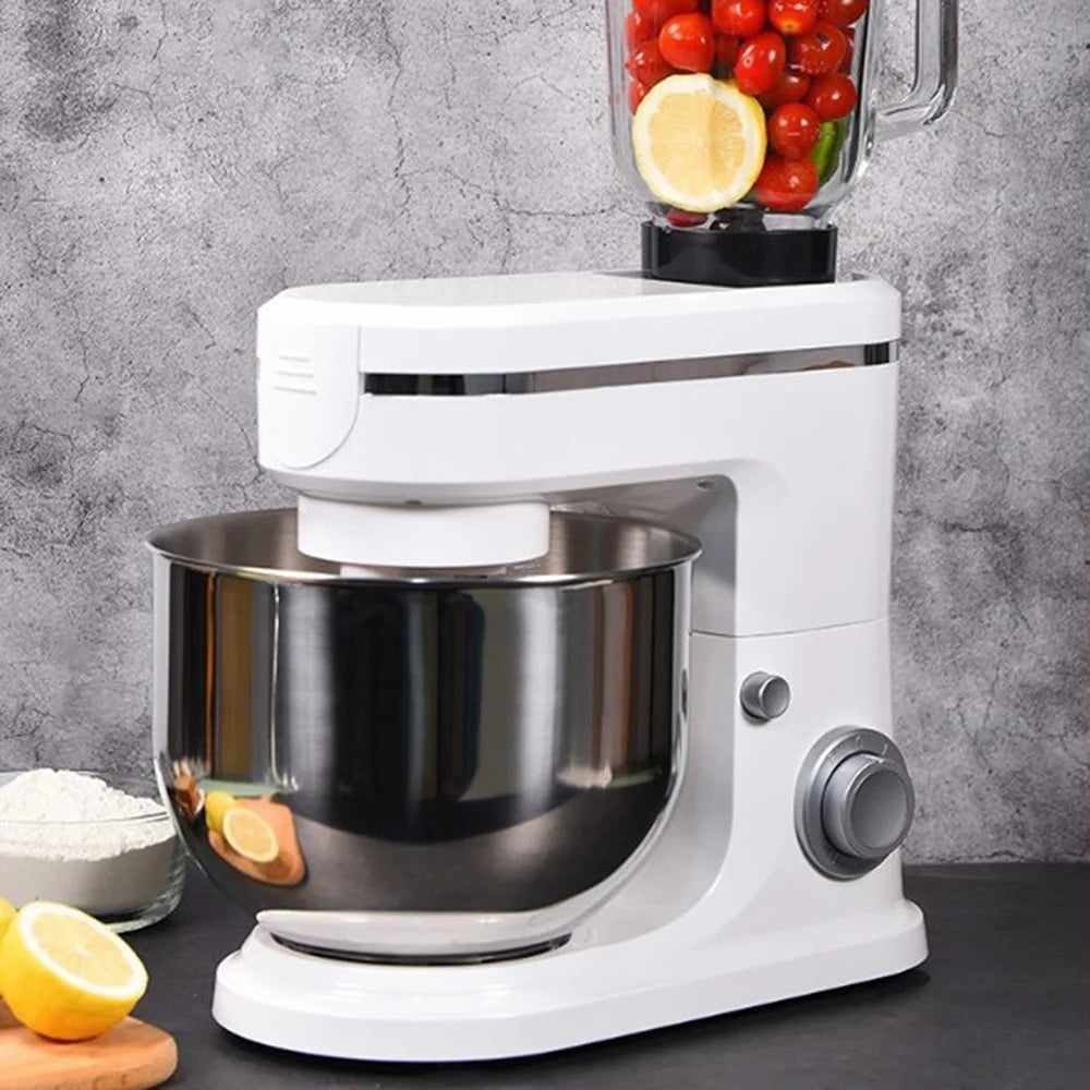 8L Electric Kitchen Stand Mixer 3 in 1 Dough Kneader Meat Grinder Juicer (BPA Free, No FDA) - EU Plug - 7