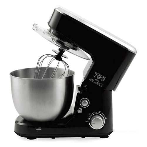 SC-236 5L Capacity 1000W Multipurpose Kitchen Stand Mixer for Kneading Dough Whisking Eggs (BPA Free, No FDA) - EU Plug / Black - 1
