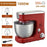 SC-236 5L 1000W Multipurpose Kitchen Stand Mixer for Kneading Dough Whisking Eggs (BPA Free, No FDA) - EU Plug / Red - 3