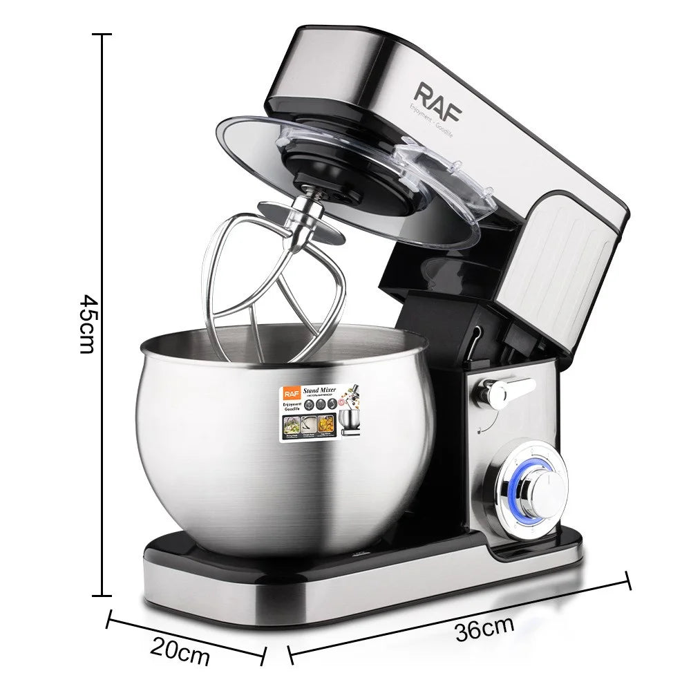 RAF R6610 Multifunctional Stand Mixer Automatic Dough Kneader Kitchen Fermenter Machine (BPA Free, No FDA) - EU Plug - 7