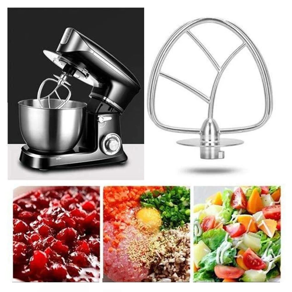 SC-262 Stand Mixer Multifunctional 8L Dough Blender 1300W 6 Speed Cake Electric Whisk (No FDA) - EU Plug - 4
