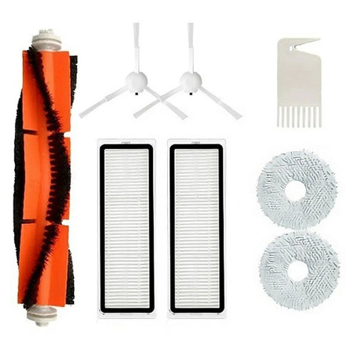 8Pcs  /  Set Replacement Brushes Filters for Xiaomi Mi Robot Vacuum S10+  /  S20+  /  X10+  /  X20+  /  1C  /  Mop 2  /  Mop 2 Pro  /  Mop 2 Ultra  /  X10 - 1