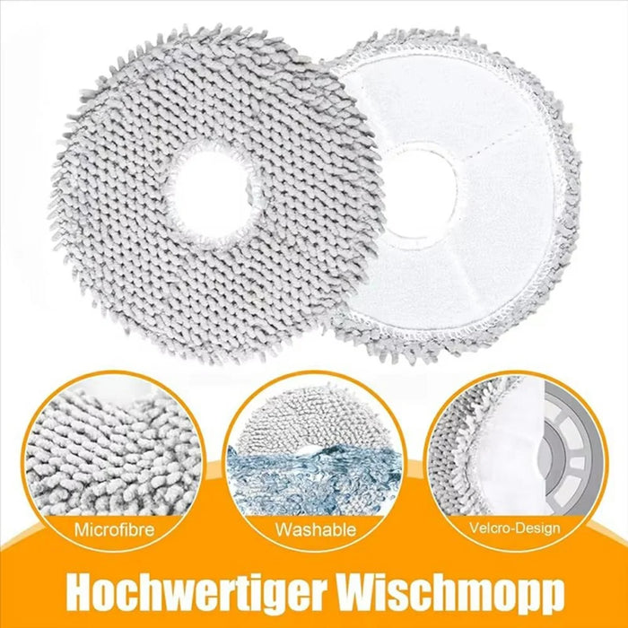 4Pcs Replacement Mop Pad for Xiaomi Robot Vacuum X10+ / X20+ / X10 / X20 Floor Cleaning Accessories - 2