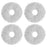 4Pcs Replacement Mop Pad for Xiaomi Robot Vacuum X10+ / X20+ / X10 / X20 Floor Cleaning Accessories - 4