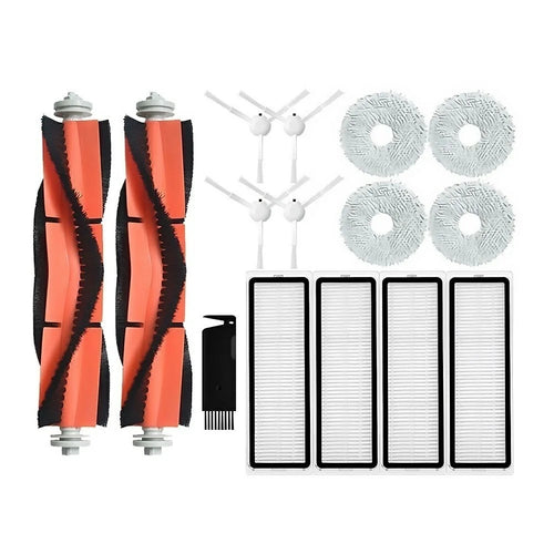 15Pcs Replacement Part for Xiaomi Robot Vacuum S10+ / S20+ / X10+ / X20+ / X10 Vacuum Cleaner Main Brush Side Brush Filter Mop Pad Set - 1