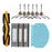 13Pcs Replacement Kit for Ecovacs DEEBOT OZMO 920 / 950 / T5 / T8 / T9 / N7 / N8 Main Brush Side Brush Mop Cloth Filter Set - 1