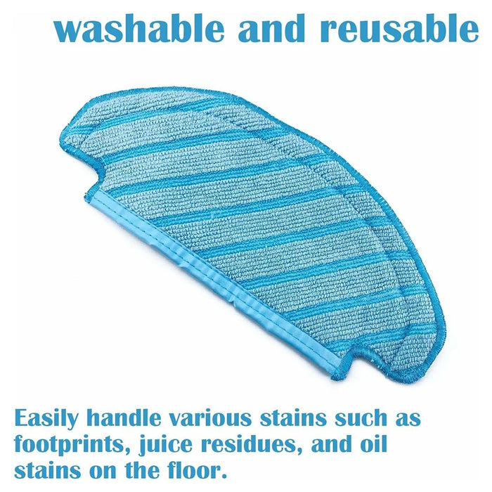 13Pcs Replacement Kit for Ecovacs DEEBOT OZMO 920 / 950 / T5 / T8 / T9 / N7 / N8 Main Brush Side Brush Mop Cloth Filter Set - 5