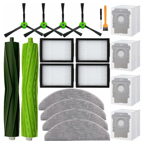 20Pcs Replacement Parts Set for iRobot Roomba Combo i5  /  i5+  /  j5  /  j5+ Main Brush + Side Brush + Filter + Dust Bag + Mop Cloth - 1