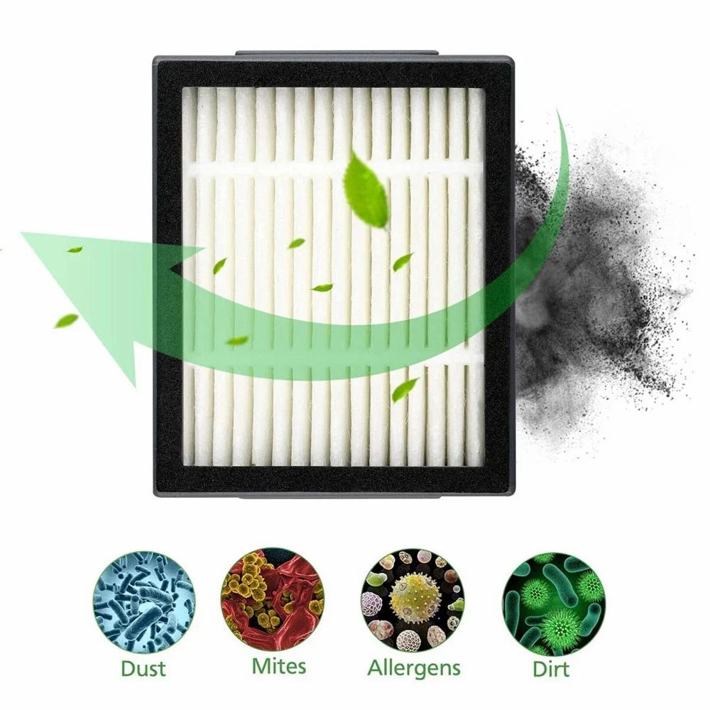 8Pcs Replacement Parts for iRobot Roomba i3  /  i4  /  i6  /  i7  /  E5  /  E6 Main Brush + Side Brush + Filter Set - 2