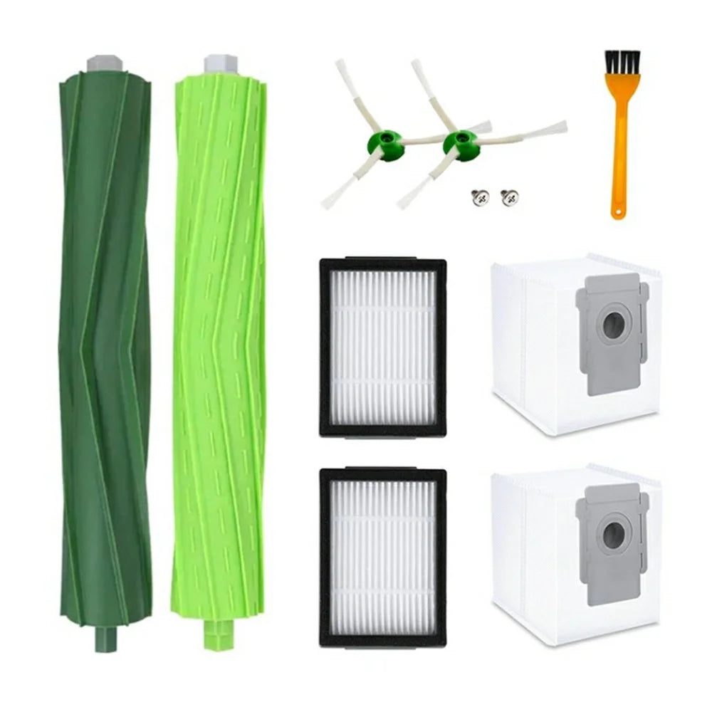 9Pcs Replacement Parts Set for iRobot Roomba i3  /  i4  /  i6  /  i7  /  E5  /  E6 with Dust Bag Main Brush Side Brush Filter - 1