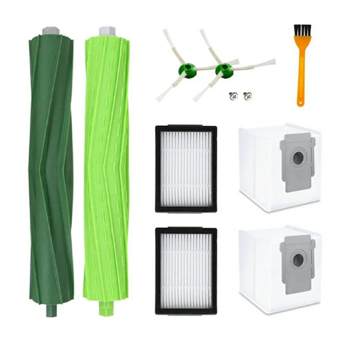 9Pcs Replacement Parts Set for iRobot Roomba i3  /  i4  /  i6  /  i7  /  E5  /  E6 with Dust Bag Main Brush Side Brush Filter - 1