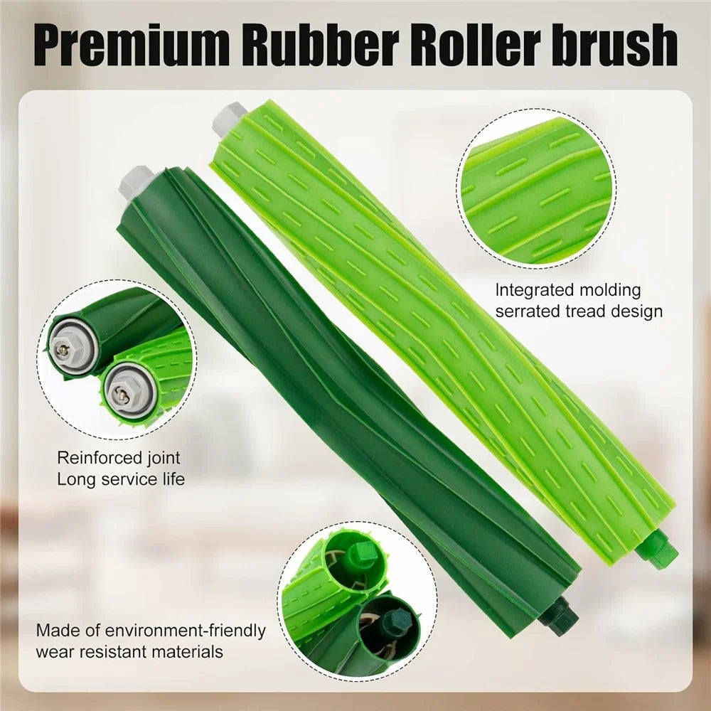 9Pcs Replacement Parts Set for iRobot Roomba i3  /  i4  /  i6  /  i7  /  E5  /  E6 with Dust Bag Main Brush Side Brush Filter - 2